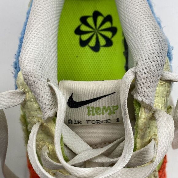 Nike Air Force Kid's 1 Low LV8 Next Nature GS Hemp Sneaker Colorful‎  Size 5 Y - Picture 8 of 11